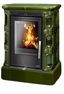 Кафельная печь-камин ABX Marina KPI (кафельный цоколь)